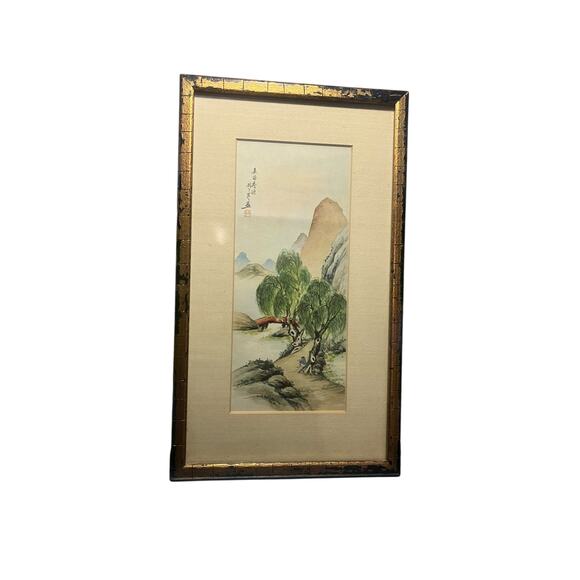 One of the “Four Seasons” Lithograph Prints by Renowned Artist Ling-Fu Yang - Picture 4 of 5